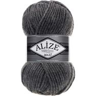 Alize 182 Orta Gri Melanj Superlana Maxi Örgü İpi