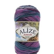 Alize 3366 Burcum Batik Safran 5 Adet El Örgü İpi