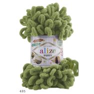 Alize 485 Soft Yeşil 5'li Puffy 100 gr El Örgü İpi