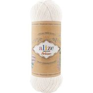 Alize 55 Superwash Artisan Beyaz El Örgü İpi