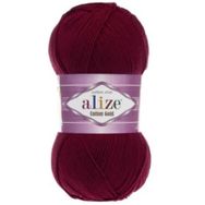 Alize 57 Bordo Cotton Gold El Örgü İpi