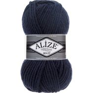 Alize 58 Lacivert 5'li Süperlana Maxi El Örgü İpi