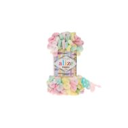 Alize 5862 5'li Puffy Color Fuşya El Örgü İpi