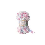 Alize 5945 5'li Bebe Mavi 100 gr Puffy Fine Color El Örgü İpi