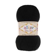 Alize 60 siyah 5'li Baby Best El Örgü İpi