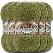 Alize 758 Angora Gold 5 Adet Örgü İpi