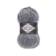 Alize 801 Jaspe Gri 5'li Superlana Midi El Örgü İpi