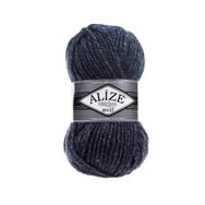 Alize 805 Lacivert Superlana Maxi El Örgü İpi Jaspe
