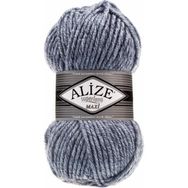 Alize 806 5 Adet Süperlana Maxi Jaspe Mavi Örgü İpi