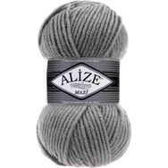 Alize 87 Kömür Grisi Superlana Maxi Örgü İpi