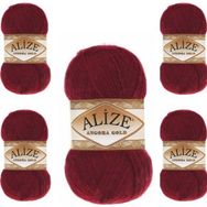 Alize Angora Gold 57 Bordo 5 Adet Örgü İpi