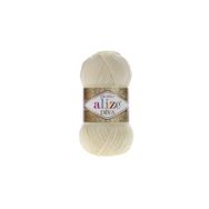 Alize Diva 01 100 gr Örgü İplik