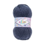 Alize Şekerim Bebe 353 Azurit Taşı 100 Örgü İpi