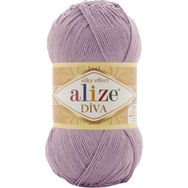 Alize Süperlana Maxi 505 Kullu Lila 100 gr Yünlü İplik