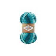 Alize Süperlana Maxi Batik 7801 Örgü İpi