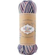 Alize Superwash Artisan 9004 Renkli Örgü İpi