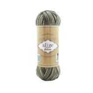 Alize Superwash Artisan 9014 Renkli Örgü İpi