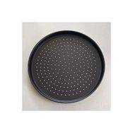 Alkoy Granit Delikli 34 cm Siyah Pizza Tepsisi