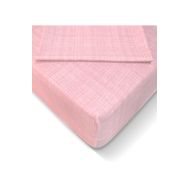Alla Turca Pembe Ranforce Çift Kişilik Çarşaf Seti
