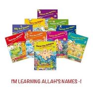 Allahın İsimlerini Öğreniyorum 1 - Set (İngilizce - 10 Kitap)
