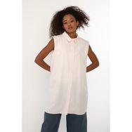 Allday BDX51084K Açık Pembe Kolsuz Basic Gömlek Tunik