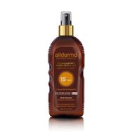 Alldermo Cocoa Oil SPF15+ 200 ml Bronzlaştırıcı Sprey Güneş Yağı