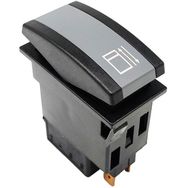 Allestock 24 V 6 Pin Ampullü Otokar Doruk Otobüs Elektrikli Perde Anahtar Düğme Rocker Switch
