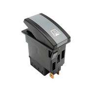 Allestock 24 V 6 Pin Ampullü Otokar Kent Otobüs İlave Isıtıcı Anahtar Düğme Rocker Switch