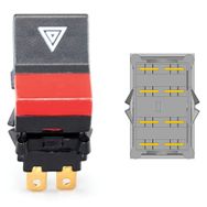 Allestock 8 Pin Murat 131 Işıklı Flaşör Anahtarı