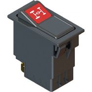 Allestock 82012288 Ampullü 24V Universal 4 Teker Sürücü Düğmesi Anahtarı 6 Pin Rocker Switch