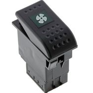 Allestock Ampullü 12V Universal Fan Düğmesi Anahtarı 4 Pin Rocker Switch Buton