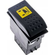 Allestock Ampullü 12V Universal Şaft Yukarı Aşağı Düğmesi Anahtarı 6 Pin Rocker Switch Buton