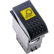 Allestock Ampullü 24V Universal Arka Çalışma İş Lamba Düğmesi Anahtarı 2 Pin Rocker Switch Buton