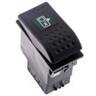 Allestock Ampullü 24V Universal Kapı Açma 2 Düğmesi Anahtarı 6 Pin Rocker Switch Buton