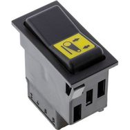 Allestock Ampullü 24V Universal Şaft Yukarı Aşağı Düğmesi Anahtarı 6 Pin Rocker Switch Buton