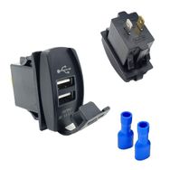 Allestock Su Geçirmez Çift USB 12 V Araç Şarj Soketi