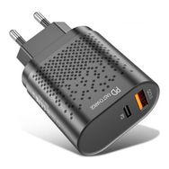 Ally AL-33537 Uslion 18W USB QC3.0 Şarj PD3.0 Siyah Hızlı Şarj Aleti Şarj Başlık