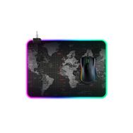 Ally Dünya Desenli RGB Led Işıklı 300x800x4mm Oyuncu Mouse Pad