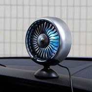 Ally F102 Beyaz Araç Torpidu Üstü + Air Went Tutucu Mini Fan Vantilatör
