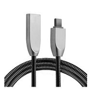 Ally Usb Type-C Zinc Alloy Dayanıklı 2,4A Metal Usb Kablo
