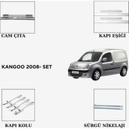 Alminox Oto Paslanmaz Çelik Kangoo 2008 Sürgü Nikelajı