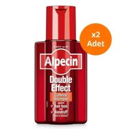Alpecin Double Effect Caffeine Shampoo 2x200 ml Kafein İçeren Dökülme ve Kepek Karşıtı Şampuan