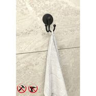Alper Lotus Siyah Banyo Askılığı