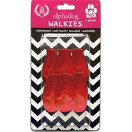 Alphadog 6 Adet XS Kırmızı Köpek Galoşu