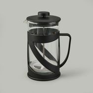 Alpina 600 ml Şeffaf Siyah French Press