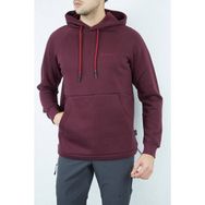 Alpinist Delta Vişne Kapşonlu Sweatshirt