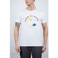 Alpinist Vide Beyaz Erkek T-shirt
