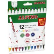 Alpino AR-002013 Çift Taraflı 12 Renk Keçeli Kalem