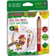 Alpino DA-002006 Baby 6'lı Yağlı Pastel Boya