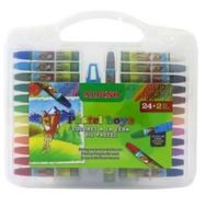 Alpino DC-008297 24+2 Renk Tutacaklı Köşeli Pastel Boya Çantası
